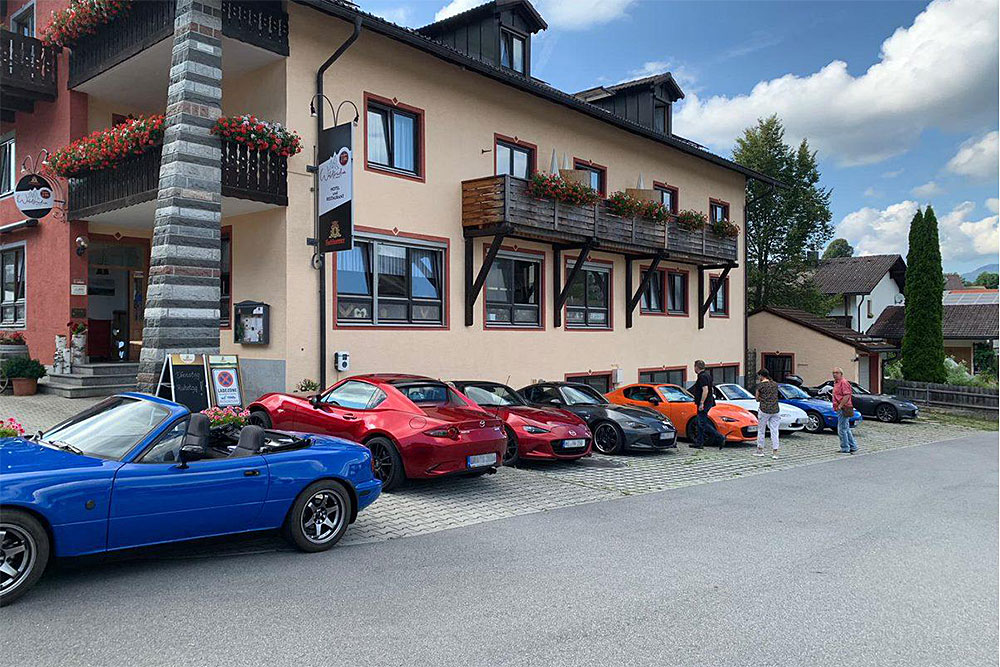 MX 5 Treffen im Bayerischen Wald